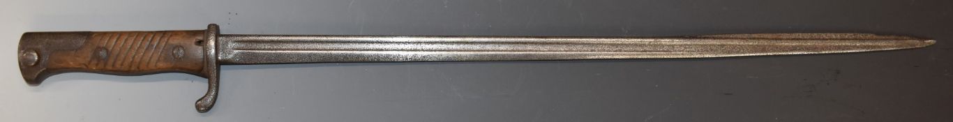 German 1898 pattern bayonet with 51cm quillback blade
