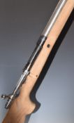 Unnamed .308 bolt-action target rifle with semi-pistol grip and 26.5 inch heavy barrel, overall
