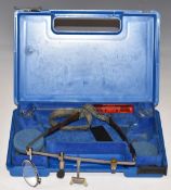 A pair of Champion target shooting glasses with spare lenses, in original fitted carry case.