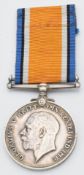 British Army WW1 War Medal named to Captain C W J Jervis, commissioned into the Gloucestershire
