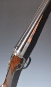 L Chobert of Paris 16 bore side by side shotgun with engraved locks, trigger guard, underside, thumb