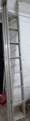 Triple extension aluminium ladder by Gravity Randall
