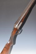 Midland Gun Co 12 bore side by side shotgun with engraved locks, underside, trigger guard, top