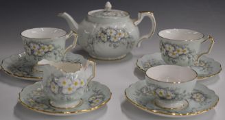 Aynsley Tea for Two decorated with daisies