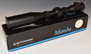 Optisan Mamba 4-16x50 RAQ rifle scope, 2533, in original box.