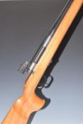 Schutz & Larsen .22 bolt action target rifle with adjustable sight mounts, semi-pistol grip and 28.5