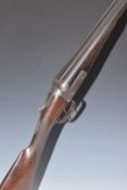 Playfair of Aberdeen 12 bore side by side ejector shotgun with named and engraved locks, engraved
