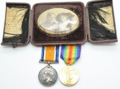 Royal Air Force WW1 medal pair comprising War Medal and Victory Medal named to 43173 2. A W