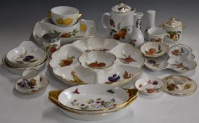 Approximately forty pieces of Royal Worcester Evesham dinner ware