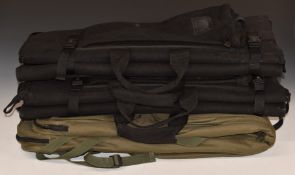 Three tactical shotgun or rifle carry bags/ cases, two by Blackhawk.