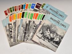 Fifty volumes of The Shooting Times and Country Magazine dating from the 1960's