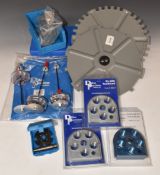 A collection of Dillion Precision re-loading equipment including Machine Maintenance Kit, Low Powder