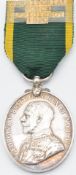 British Army Territorial Force Efficiency Medal (George V) named to 534023 Staff Sgt G Jefferys