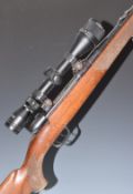 Mauser Krupp Special .308 bolt action rifle with chequered semi-pistol grip, set trigger, raised