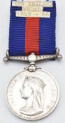 British Army New Zealand Medal 1869 named to P Farrell 1st Battalion 12th Regiment of Foot