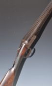 Gallyon & Sons 12 bore side by side ejector shotgun with named and engraved locks, engraved