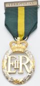 British Army Territorial Decoration Medal (Elizabeth II) dated 1967 to reverse, with fitted box