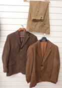 Two gentleman's jackets, one Kurt Geiger pure wool the other Greenwoods moleskin, L together with