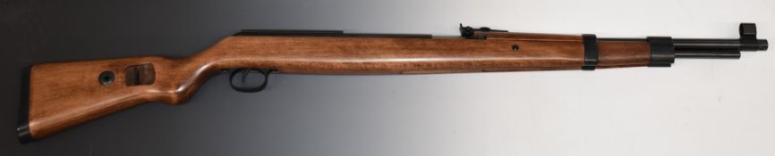 Diana Mauser K98 .177 military style air rifle with adjustable sights and trigger, sling mounts