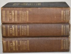 'Lee's Lieutenants' by Douglas Southall Freeman in three volumes, printed in hardback by Charles