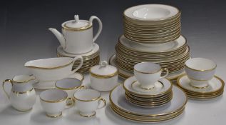 Royal Worcester dinner and tea ware decorated in the Somerset pattern, together with similar