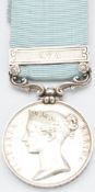 British Army, Army of India Medal 1851 with clasp for Ava named to John Doolan 38th Regiment of Foot