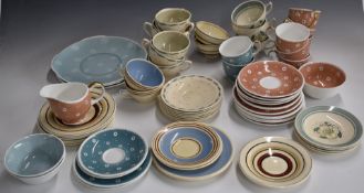 Approximately sixty eight pieces of Susie Cooper tea ware in various patterns including some