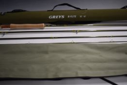 Greys X-Flite 10ft # 7 weight fly fishing rod in bag with hard case, L90cm