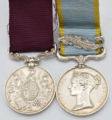 British Army Crimea Medal 1854 with clasp for Sebastopol named to 4349 Private G Mockridge, 28th