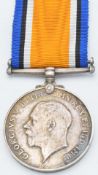 British Army WW1 War Medal named to 2nd Lieutenant H E Hippisley 1st Battalion Gloucestershire