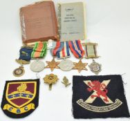 British Army WW2 medals comprising 1939/1945 Star, France and Germany Star, Defence Medal and War