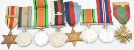 Eight medals comprising Australian Service Medal named to N X 7360 W J Issacs, Pakistan Constitution