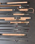 Kis fishing rod hard travel case, L2m, with fishing rods including Peregrine GTX, Ed Schliffke's