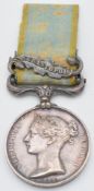 Royal Navy Crimea Medal 1854 with clasp for Sebastopol named to H Love