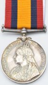 British Army Queen's South Africa Medal 1899 named to 2840 Private W Doxey Gloucestershire Regiment