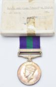 British Army General Service Medal with clasp for Palestine 1945-48 named to 28923 Pte M Ramosoeu