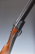 WITHDRAWN   Sabel 12 bore side by side ejector shotgun with engraved locks, underside, trigger