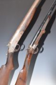 Two shotguns Laurona 12 bore side by side shotgun serial number 169517 and Modern Arms Co .410