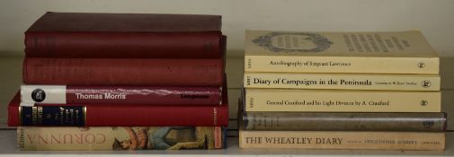 Ten military books for the Napoleonic Wars including Notebooks of Captain Coignet, Corunna By