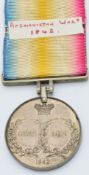 Ghuznee / Cabul 1842 Medal stamped specimen