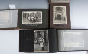 Three albums of 1920's photographs relating to no 14 Squadron RAF in the Middle East, taken by R N H