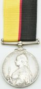British Army Queen's Sudan medal named to 4789 Pte J Glover, Royal Warwickshire Regiment