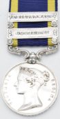 British Army Punjab Medal 1848-49 with clasps for Goojerat and Chilianwala named to George Colley