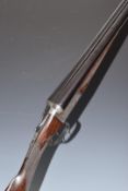 Charles Ingram 12 bore side by side ejector shotgun with named and engraved locks, engraved