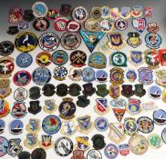 Large collection of approximately 100 American Air Force cloth unit / tactical badges including