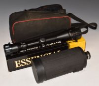 BSA Essencial 4-12-40 AO rifle scope, in original box together with a Bausch & Lomb 800mm camera