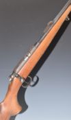 BRNO Model 2-E .22 bolt-action rifle with semi-pistol grip, sight mounts, sling suspension mounts,