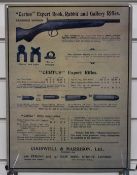 Metal Cogswell & Harrison 'Certus' Expert Rook, Rabbit and Gallery Rifles shop display or