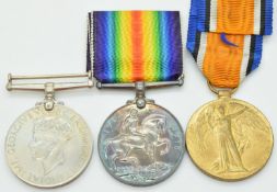 British Army WW1 medals comprising War Medal and Victory Medal named to 24847 Pte H Parker with