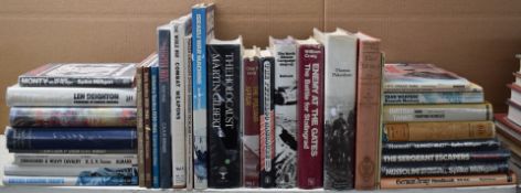 Approximately 30 military books including The Boer War, Thomas Pakenham, The North Africa Campaign